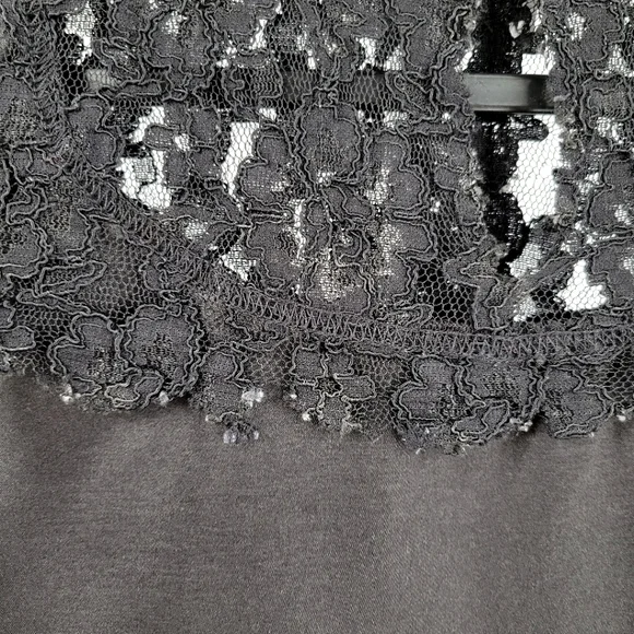 RARE VINTAGE Y2K MORBID Gothic Lace Blouse Black - Picture 13 of 14